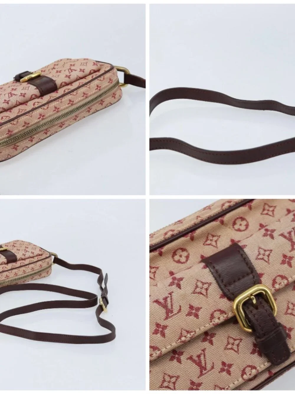 LOUIS VUITTON Monogram Mini Juliet MM Shoulder Bag Red M92219 LV Auth BA10930 - Picture 16 of 16